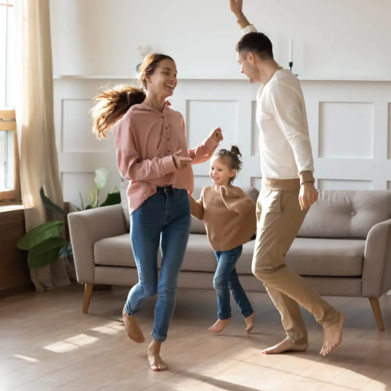 Happy family | Stearns Flooring.