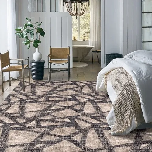 Bedroom rug | Stearns Flooring.
